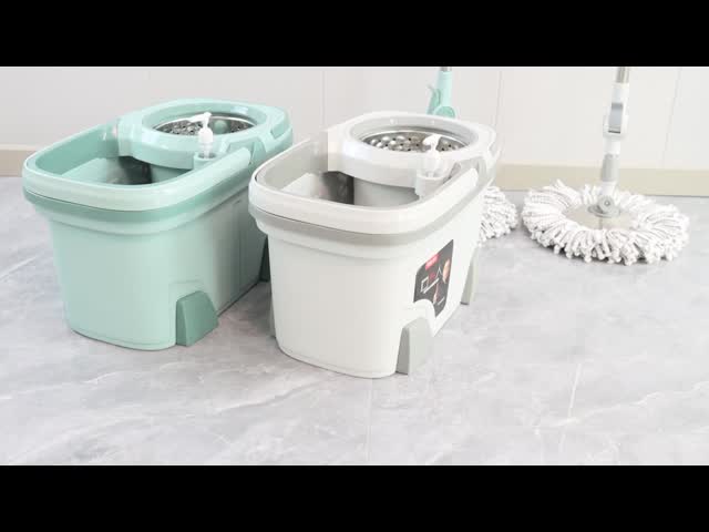 Household Cleaning Microfiber Spin Mop And Bucket Set Spinmop 360