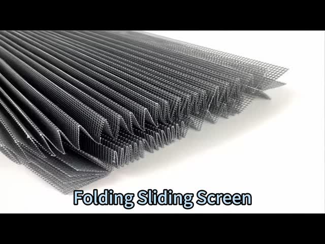 18 X 16 Mesh Pleated Insect Screen Long Lasting Fire Resistant