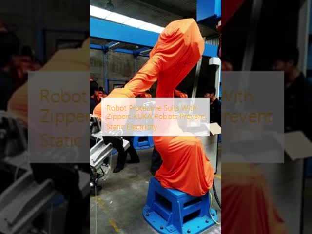 ザッパー を 備えた ロボット 保護 衣 KUKA ロボット は 静電 を 防ぎ ます