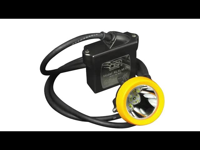 KL5LMC 充電式リチウムイオン LED 鉱夫用ランプ ポータブル防水 IP68 地下安全採掘用ヘッドランプ