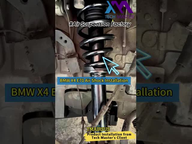 Tech Master フロント左エアサスペンションストラットショック Audi A8 S8 D3 4E 用 4E0616039AF 4E0616040