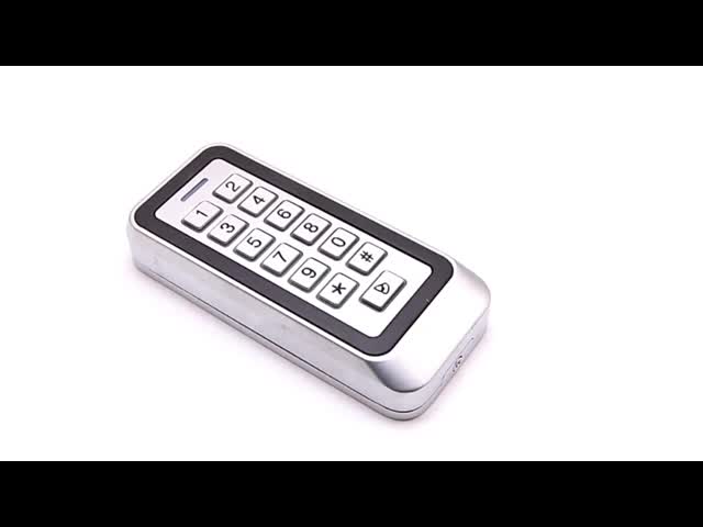 Metal Case Outdoor Ip67 EM/MF Card Access Control With Backlight Keyboard