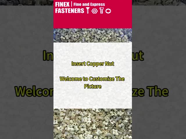 メタル・ブラッシング・スレッド・インスルト・ナッツ プラスチック・重工業用