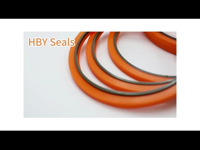 PU POM Hby Buffer Seal Yellow Excavator Track Adjuster Oil Seal For Commercial Vehicles