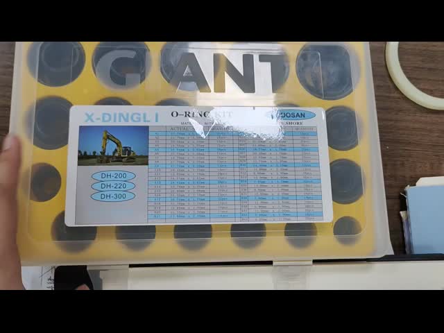 666pcs Doosan 90 Shore O Ring Kit Model For Excavator DH200 DH220 DH300 NBR O Ring Box Repair Seal Kit Factory Price