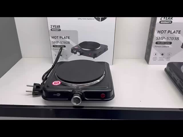 Countertop Square Shape Portable Mini Hot Plate Electric Stove Single Burner