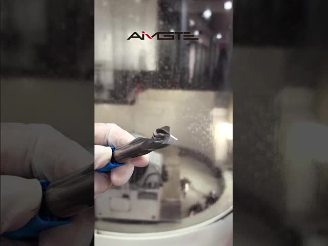 OEM Coolant Through Flat Bottom Carbide Drills For Blind Hole Machining