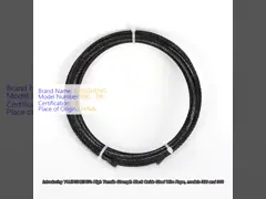 High Tensile Strength Black Oxide Steel Wire Rope