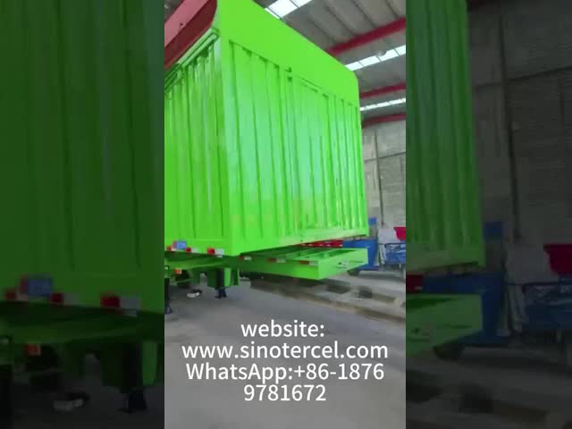 Enclosed Heavy-Duty Cargo Semi-Trailer 30-50 Ton Capacity
