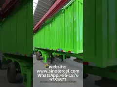 Enclosed Heavy-Duty Cargo Semi-Trailer 30-50 Ton Capacity