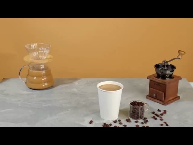 環境に優しい使い捨て紙カップ 熱冷飲料用8オンス,10オンス,12オンス,16オンス生物分解性コーヒーカップ (卸売)