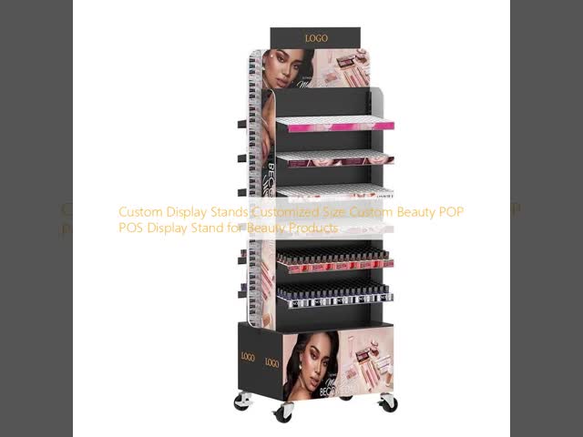 Beauty Custom Display Stands POP POS UV Printing Custom Point Of Sale Displays