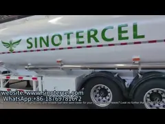 3 Axle Fuel Tank Semi Trailer 30-60CBM Capacity