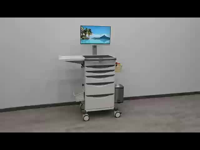 ODM Emergency Crash Medical Trolley Cart ABS Hospital Instrument