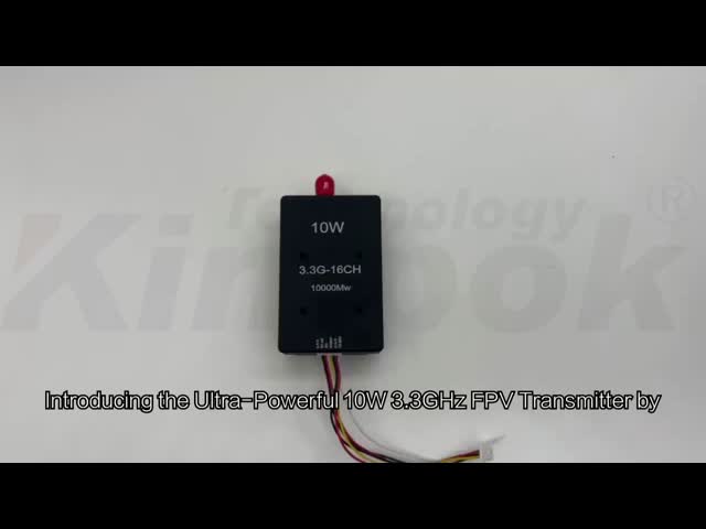 3.3Ghz 10W UAV ビデオトランスミッター 遠距離ビデオトランスミッター 高電力 16CH 送信機モジュール