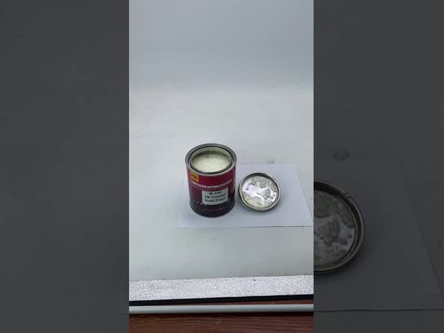 M158 1K Crystal Gold Pearl Automotive Basecoat Luminous Reflective Gold Finish
