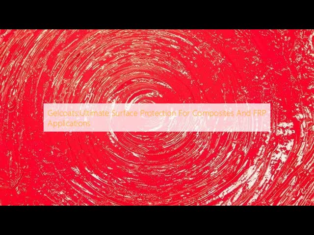 Chemical Resistant Gel Coat Paint Vinyl Ester Gel Coat Surface Protection For Composites FRP