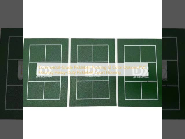 Custom New Models Pickleball Court Barrier Best Outdoor Club Non Removable Indoor and Outdoor Pickleball Court Flooring