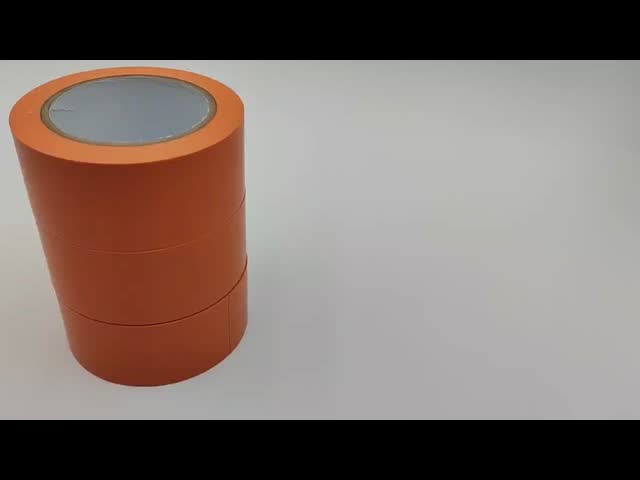 OEM PVC Material Tape Easy Apply Orange Surface Protection Tape
