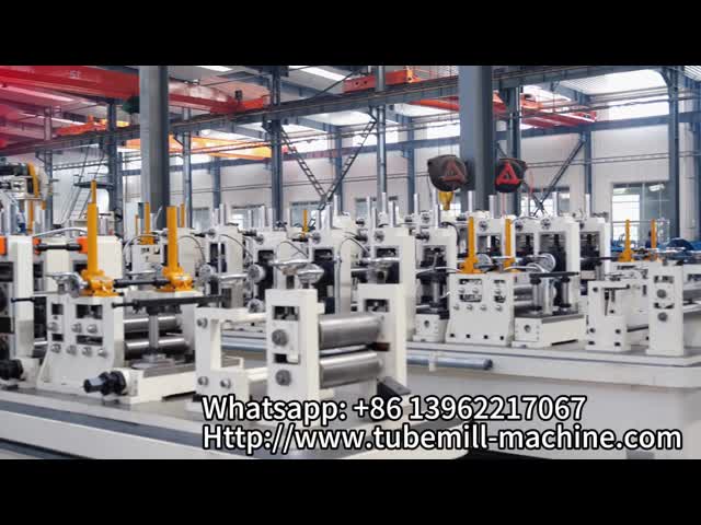 Steel Pipe ERW Tube Mill Machine High Frequency Welding | 20-219mm Carbon Steel Pipe Production Line