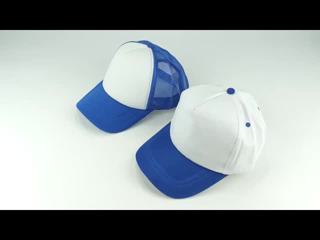 Custom Sublimation Mesh Cap Trucker Cap Colored Hats For Sublimation