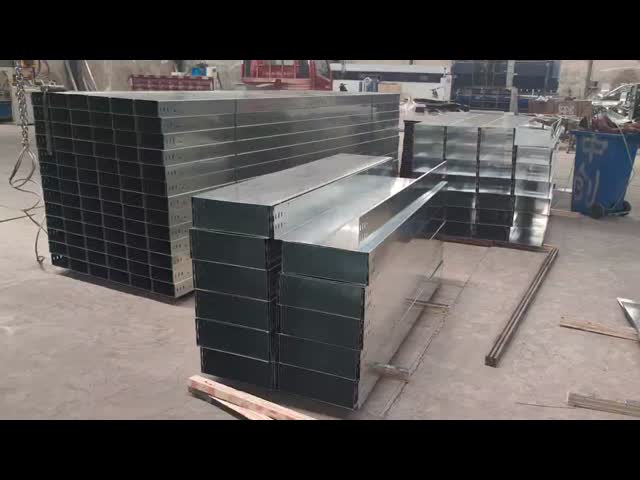 Ladder Type 200mm Cable Tray Stainless Steel Galvanized Perforated Cable Tray