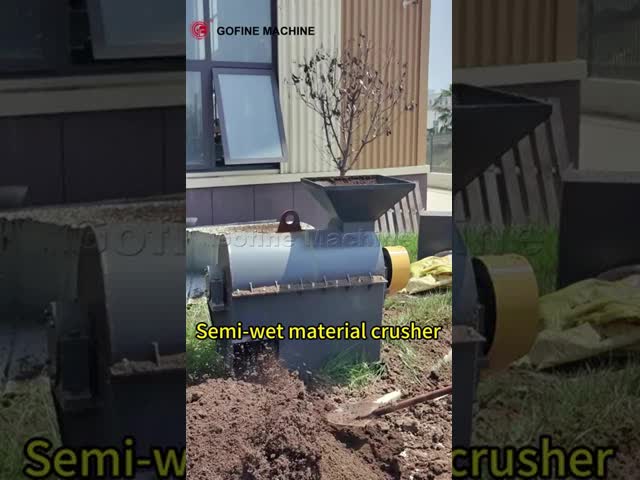 High Moisture Content Material Anti-Blocking Fertilizer Hammer Crusher