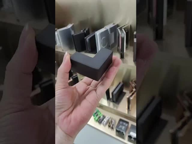 Aluminum Alloy Paired 304 Stainless Steel Screws Matte Black Screw Holes Easy Installation And Fixation