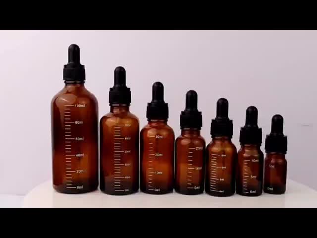 5ml graduated brown light-proof glass essential oil dropper essence bottle