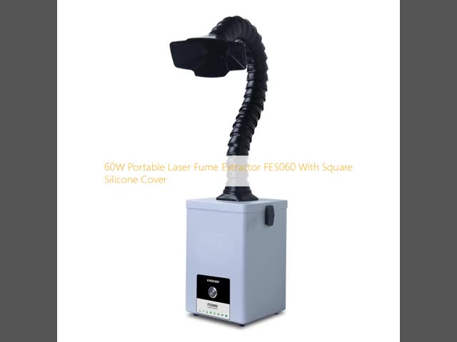 60W low-power , high-efficiency KNOKOO FES060 laser fume extractor , suitable for mobile phone repair / DIY laser applications