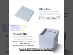 60W low-power , high-efficiency KNOKOO FES060 laser fume extractor , suitable for mobile phone repair / DIY laser applications
