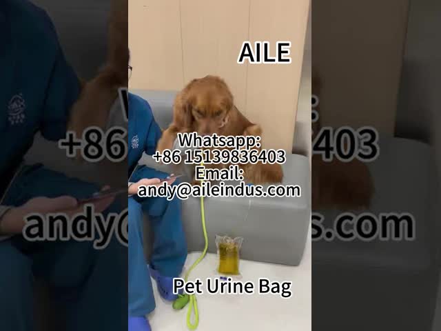 猫と犬 300ml/500ml/1000ml 使い捨て獣医用尿バッグ ペットの排尿ケア