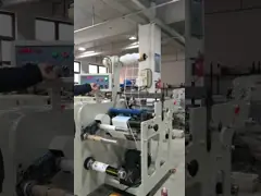 Rotary Blank Label Die Cuting Machine With Slitter