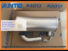 4389278 4306008 4379801 Muffler HITACHI Excavator Spare Parts For EX60-5(LC) EX70LCK-5 EX75UR-3