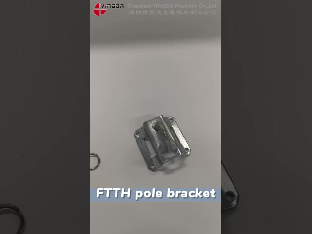 Fiber Optic H-type Hook Clamp Bracket Metal Cable Drop Wire Tension Clamps