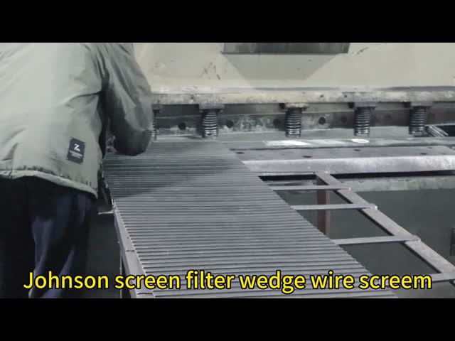 Johnson Screen Filter Metal Panel Stainless Steel Wedge Wire Screen For Water Oil Well Filter