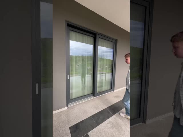 Double Glazed Unitized Curtain Wall 100mm Frame Depth 6mm Panel Thickness for Sustainable Building Envelopes