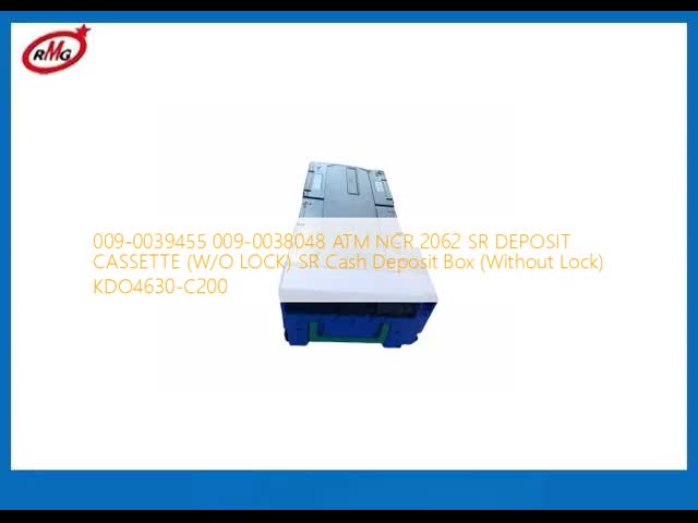 NCR 2062 SR 鍵のないデポジットカセット KDO4630-C200