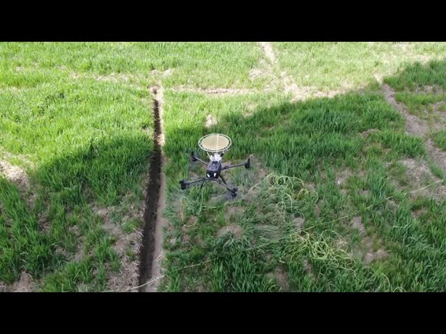 Tethered Drone Wind Turbine Lightning Protection Resistance Detection Device Kitefly
