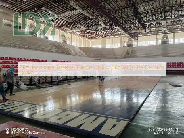 FIBA Approved Basketball Wooden Flooring FIBA High Quality Wooden Flooring