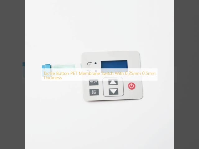 0.25mm 0.5mm の厚さの触覚ボタン PET 膜スイッチ