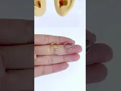 China 16G Polished Titanium Eyebrow Jewelry Gemmed Rail Eyebrow Clicker supplier