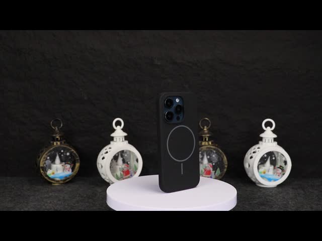 マグネット型電話ケース 衝撃防止 スリム液体シリコン型電話カバー iPhone 16 pro