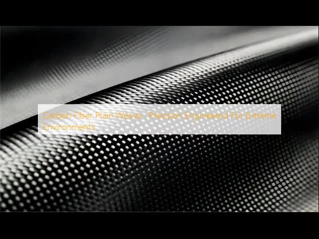 Plain Carbon Fiber Fabric Custom Precision Engineered For Extreme Environments