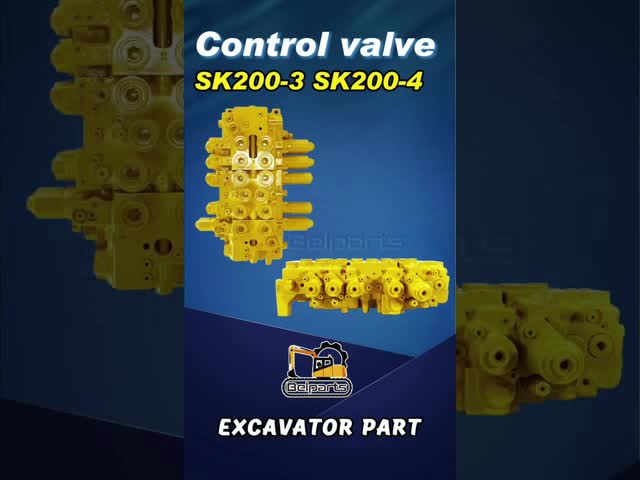 Kobelco SK200-3 SK200-4 YN30V00084F1 control valve assy Custom Excavator hydraulic Solutions