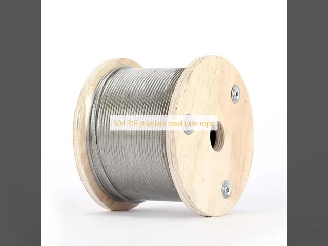 304 316 stainless steel wire rope