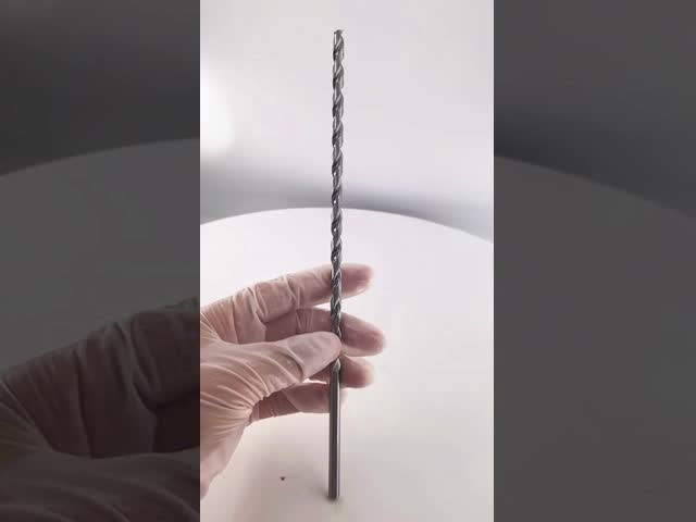 High Cleanliness Solid Carbide Flat Bottom Drill Bit 12mm Diameter Internal Coolant