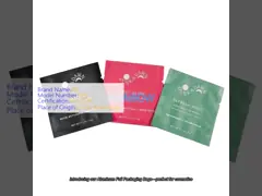 Aluminum Foil Packaging Bag Heat Seal Cosmetic Lotion Shampoo Mini Skin Care Sample Sachet