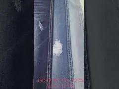 Style TWILL Cotton Polyester 178-180cm Denim Fabric  For 9.3oz Women Jeans