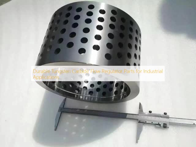 Durable Tungsten Carbide Flow Regulator Parts for Industrial